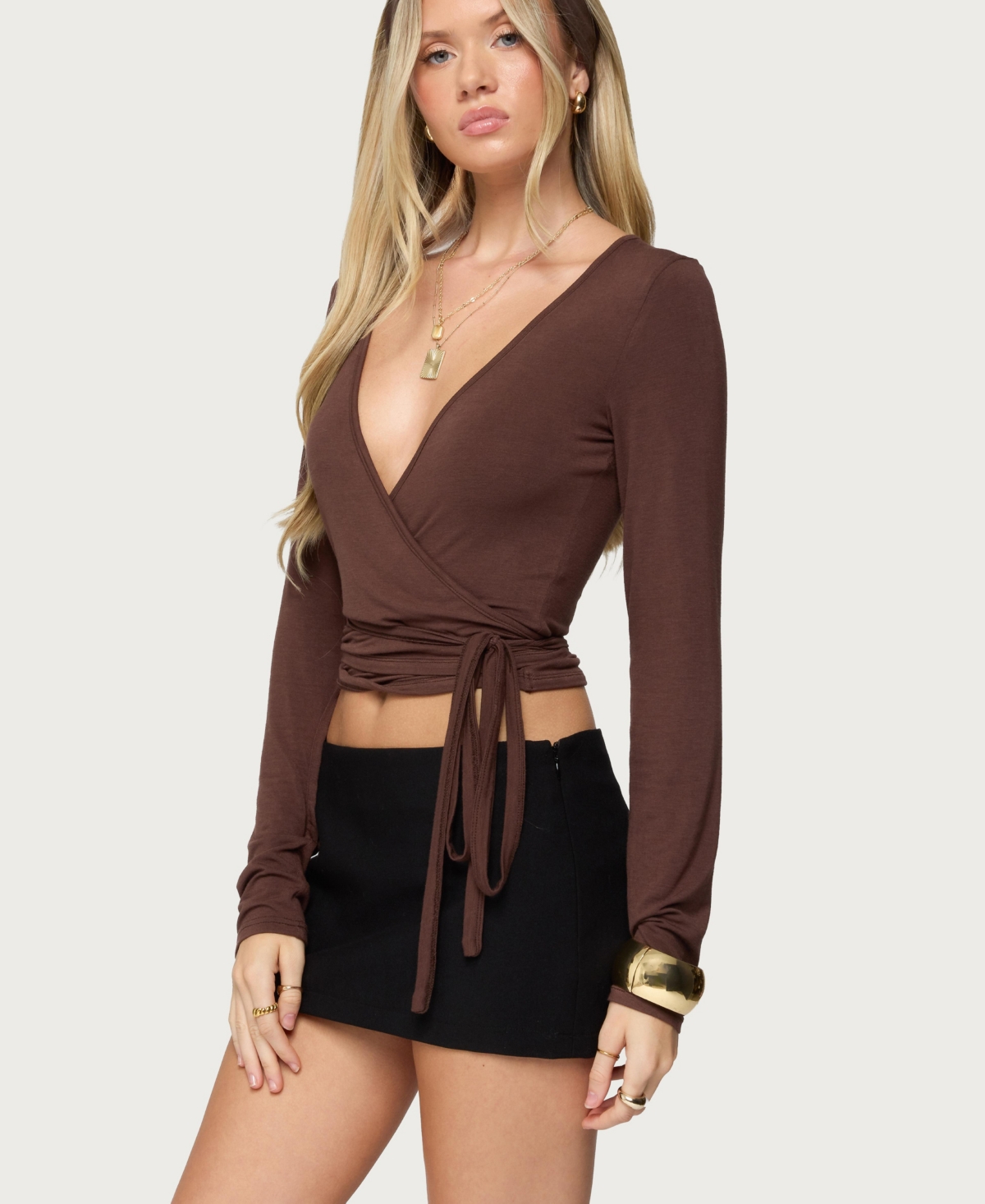 Edikted Women's Malenna Wrap Top