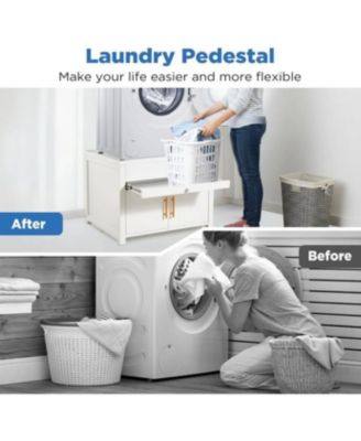 Laundry Pedestal, 700 LBS Capacity Washer Dryer Pedestal, 29''29''23''H Washer and Dryer Stand