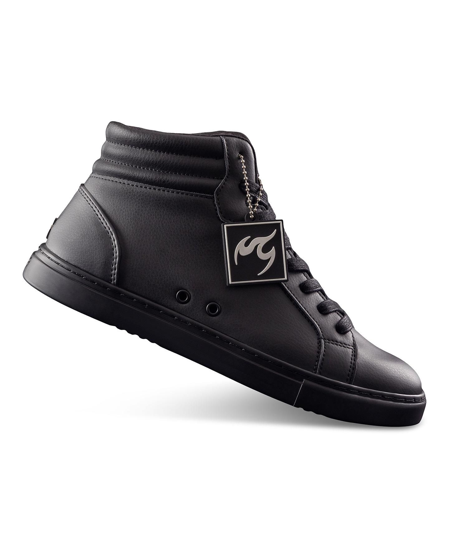 Мужские кроссовки Fuego All-black High-top, цвет: Чёрный — фото 5