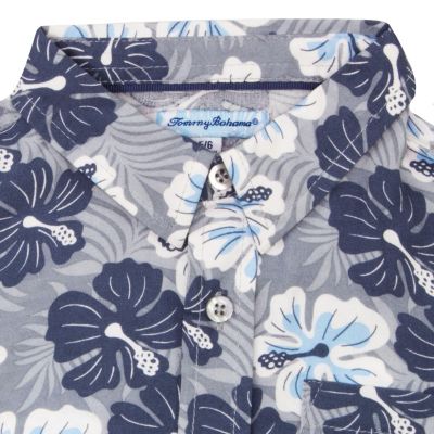 Boys Short-Sleeve Classic Woven Button Down Shirt