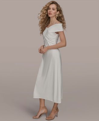 Women's Criss-Cross Off-Shoulder Dress