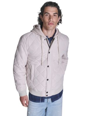 Converse - Men's Diamond Quilted Baseball Bomber Jacket
