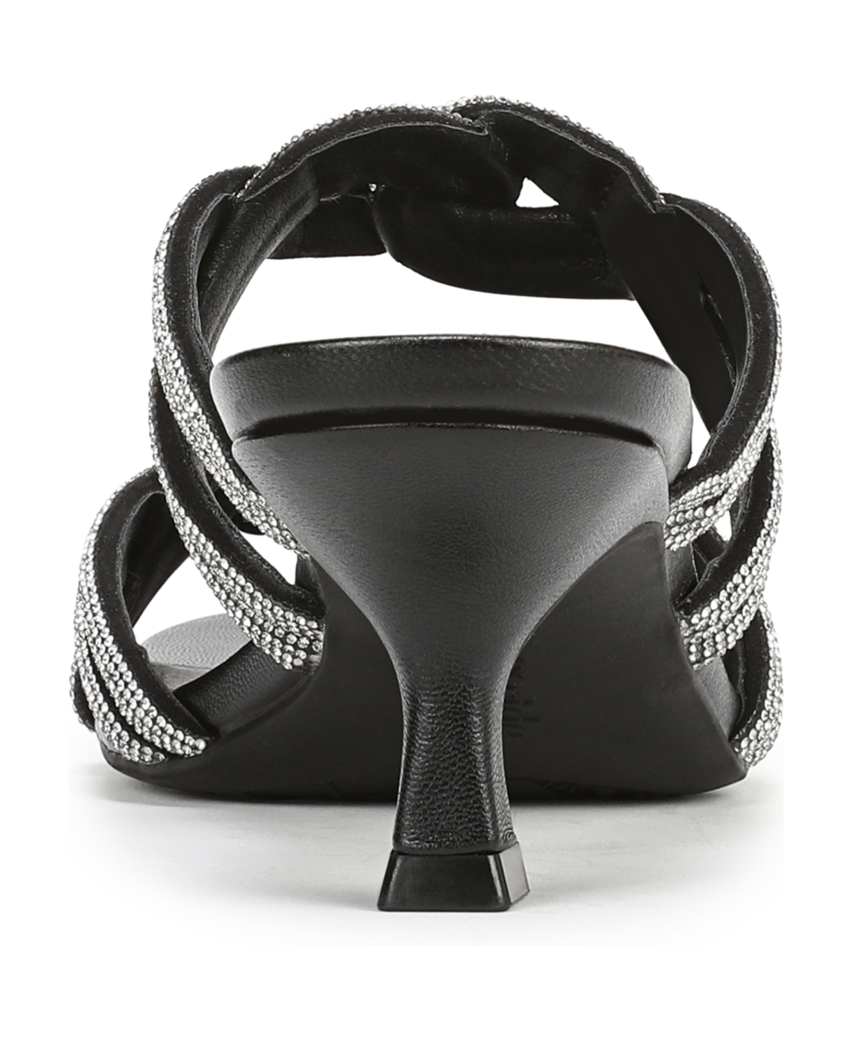 Lifestride Night Out Crystal Embellished Slide Sandal In Black