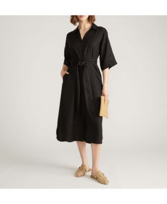 Women's Universal Plaza Linen Shirtdress