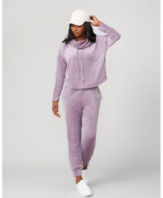 Women's Velour Cowlneck Jogger Set