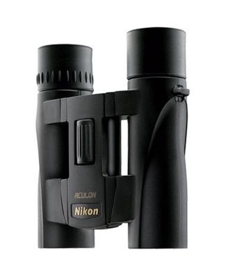 10x25 Aculon A30 Weather Resistant Roof Prism Binocular with 5.0 Degree Angle of View, Black