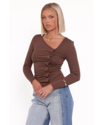 Ethel Asymmetrical Knit Top