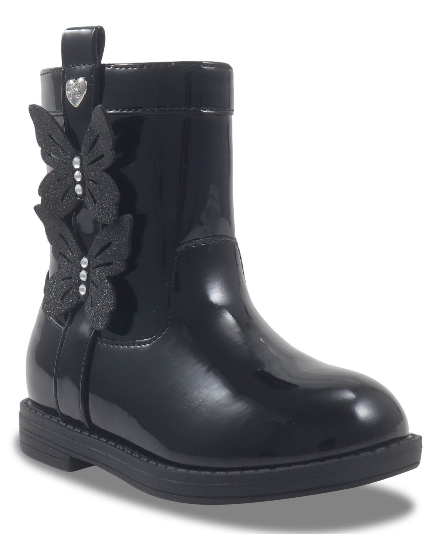 Ботинки Jessica Simpson Evie Ellis Zipper Boots для девочек, цвет: Чёрный — фото 1
