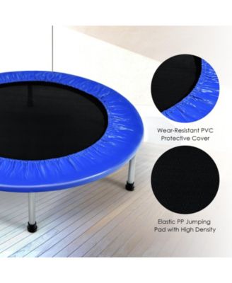 38 Inch Mini Folding Trampoline Portable Recreational Fitness Rebounder