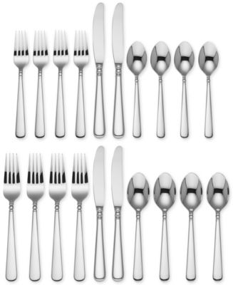 (デップ様用)Crockery Pierce - L Lenox 20-Pc. Pearl Platinum Flatware Set, Service for 4 - Macy's