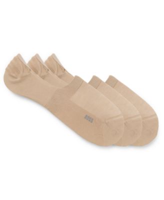 Men's Uniform Color Low-Cut Socks, 3-Pack