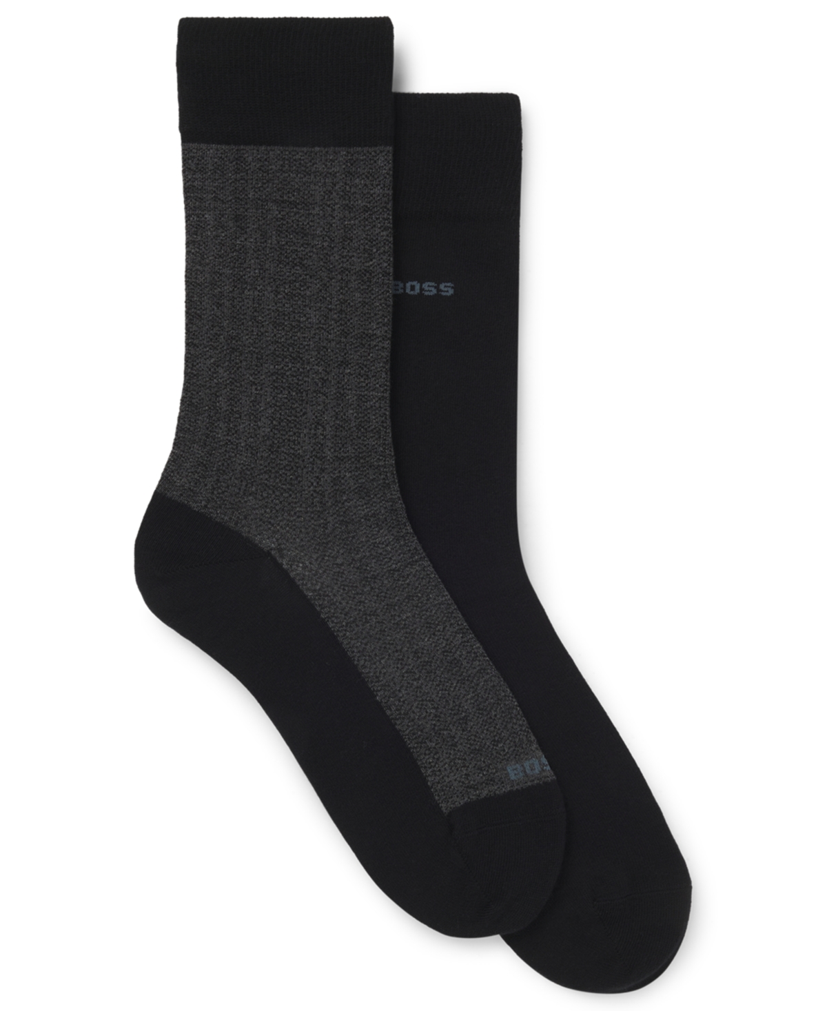 Hugo Boss Men's Mini Pattern Socks, 2-Pack