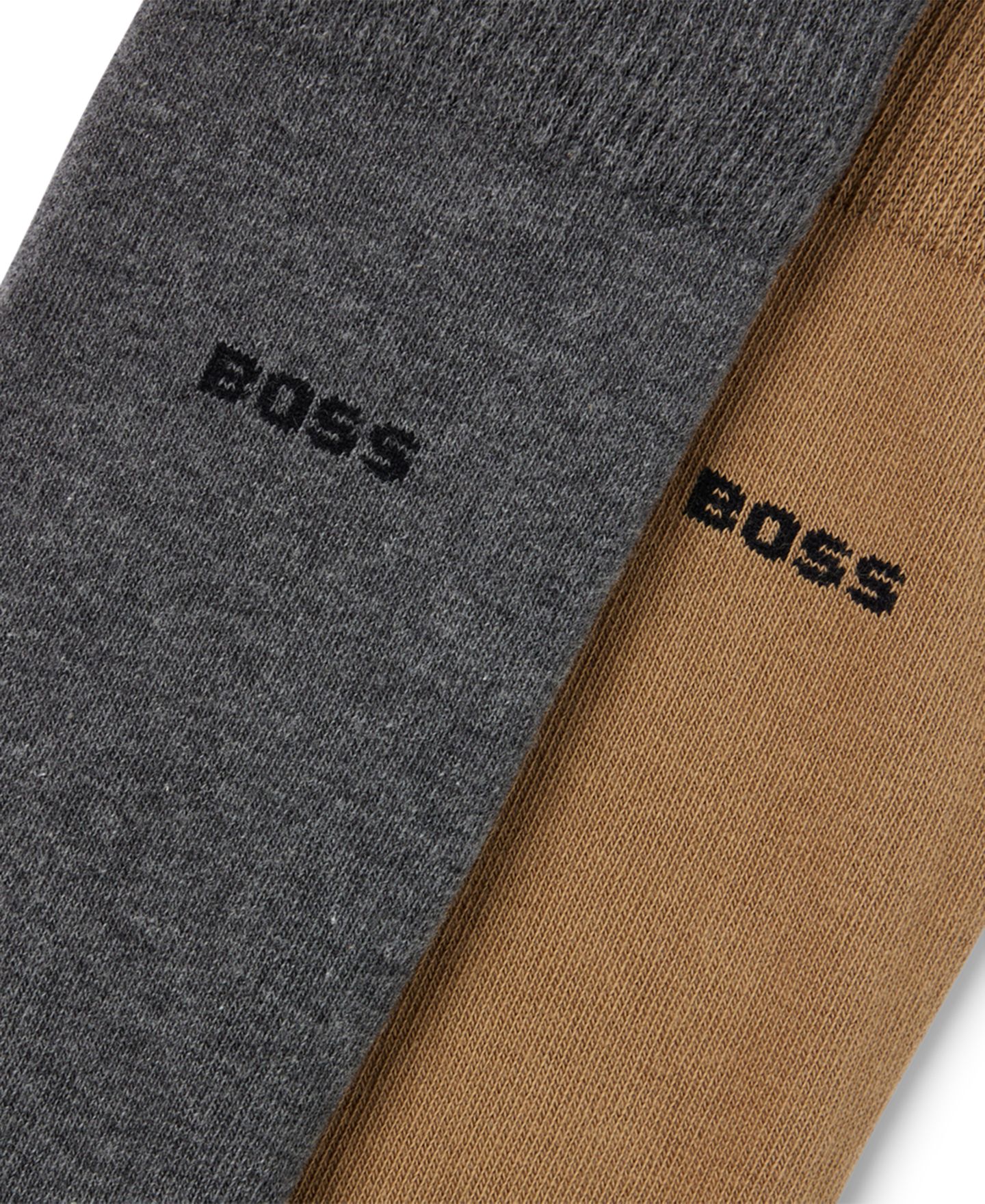 Носки Low-Cut для мужчин, 2 шт. — Hugo Boss, цвет: Средний бежевый / Серый — фото 3