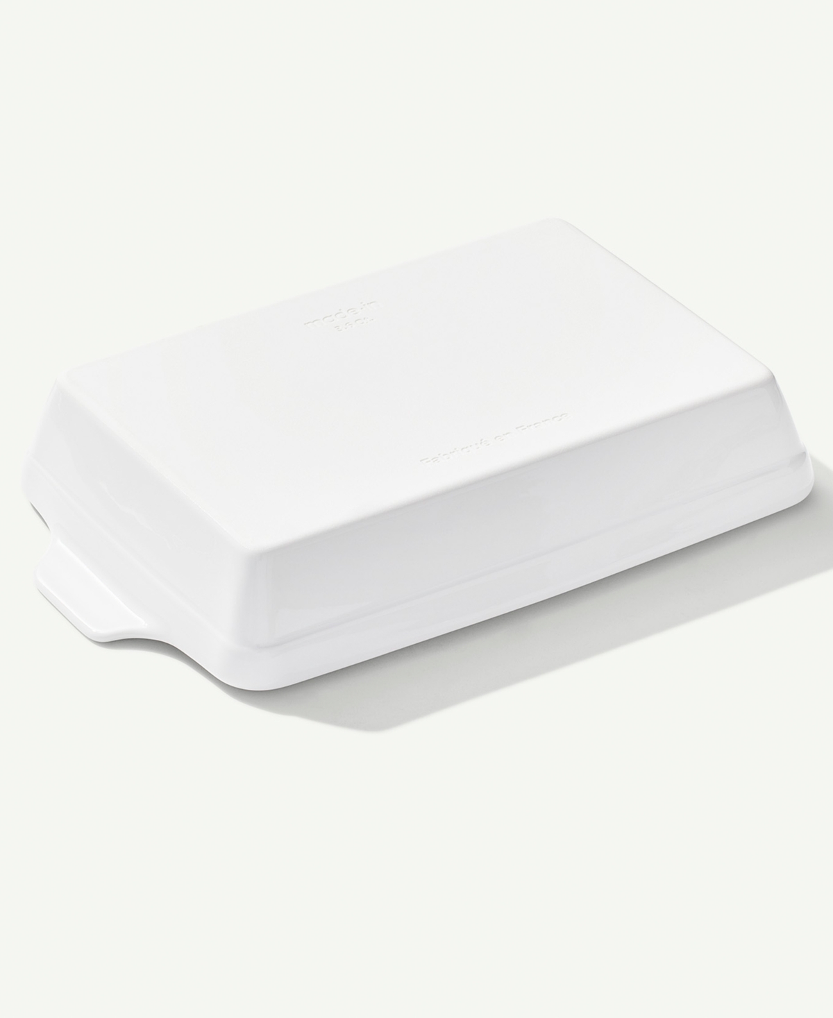 Made In Stainless Steel 9" Rectangular Baking Dish In White