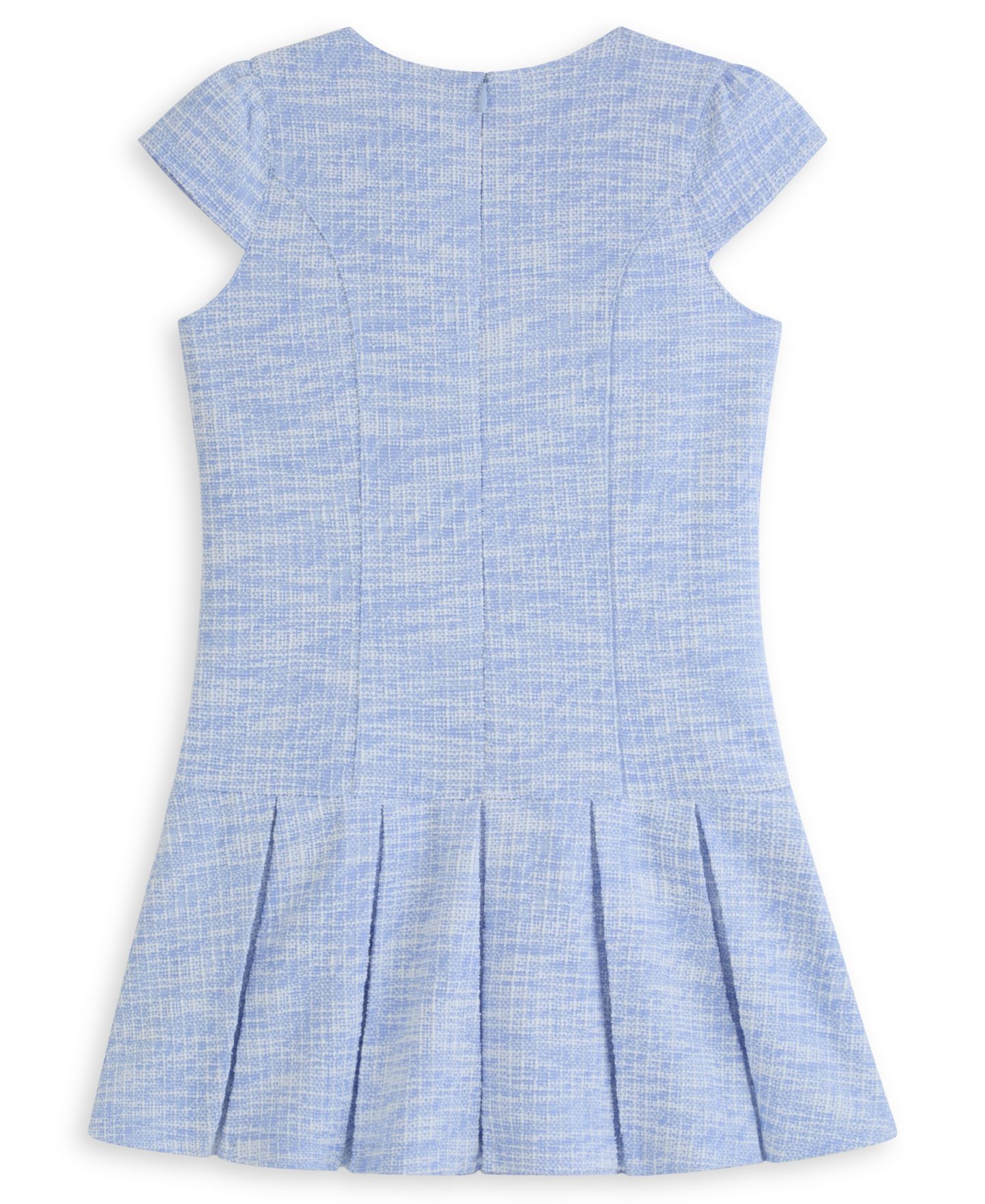 Платье SCOTCH & SODA Short-Sleeve Boucle Dress для девочек, цвет: Лазурный — фото 2