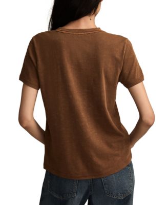 Women's Floral Sun Classic Crew Neck Top