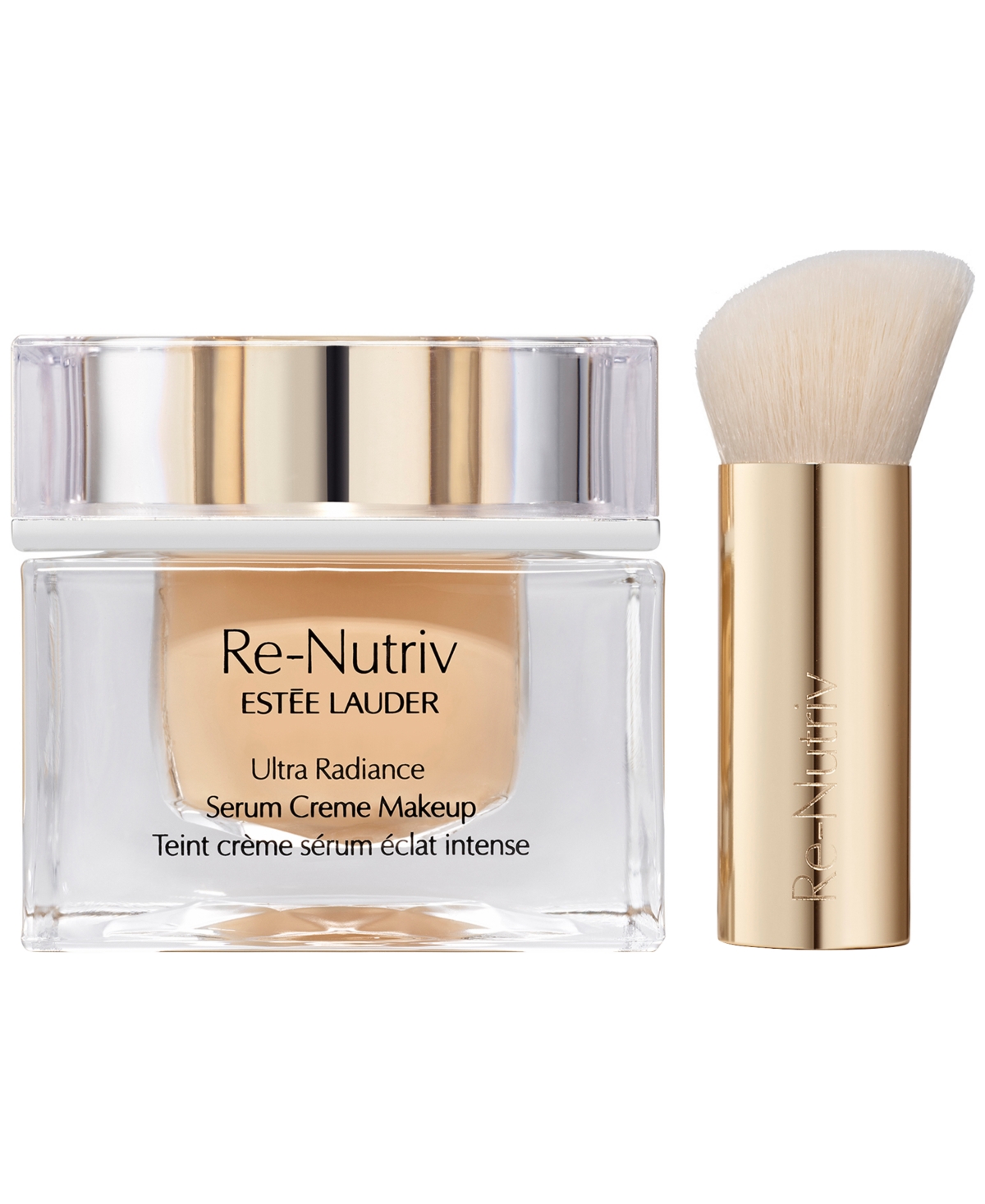Estée Lauder 2-pc. Re-nutriv Ultra Radiance Serum Creme Makeup Foundation With Brush Set In Brown