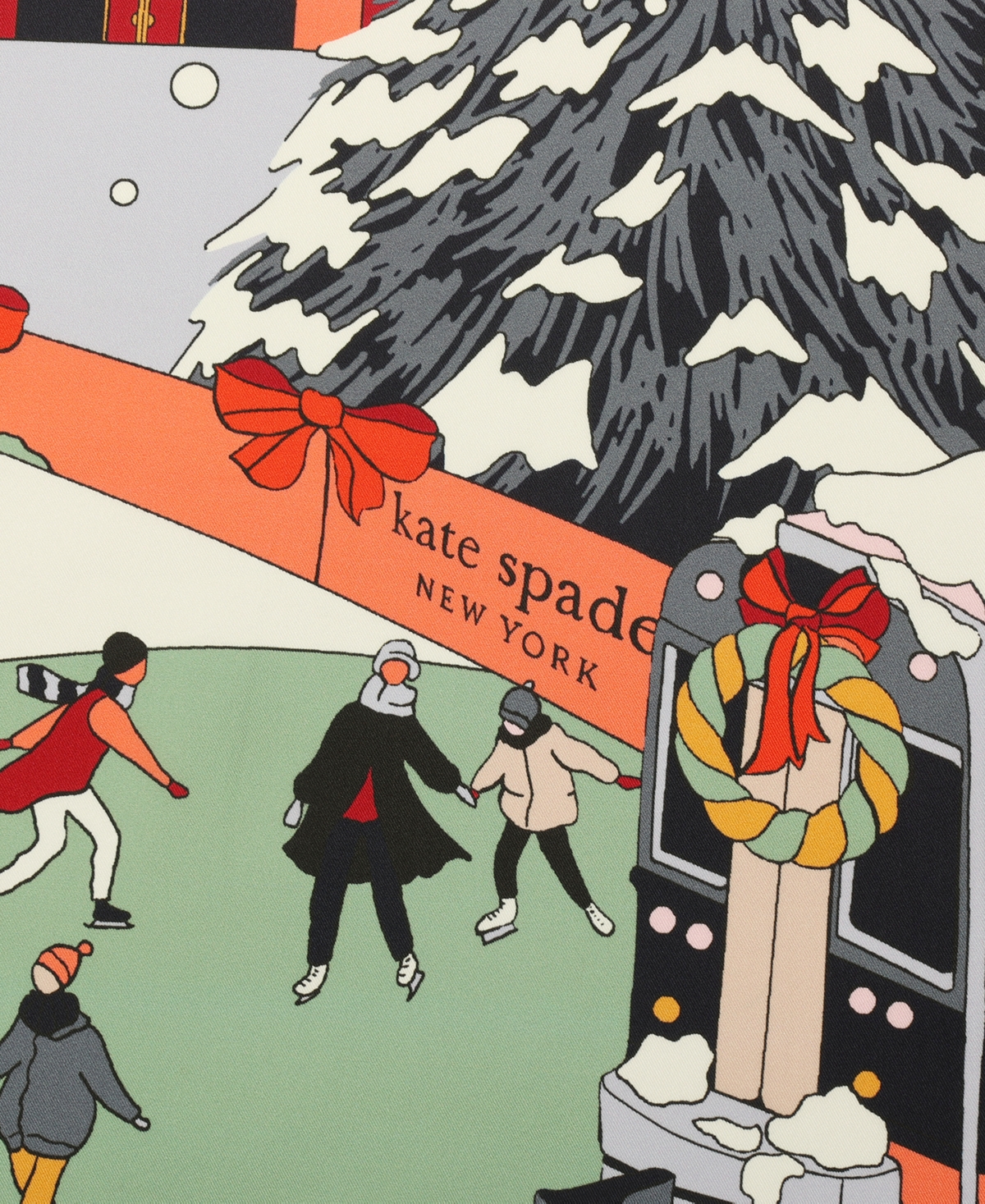 Kate Spade Women's Snow Globe Square Scarf In Multi