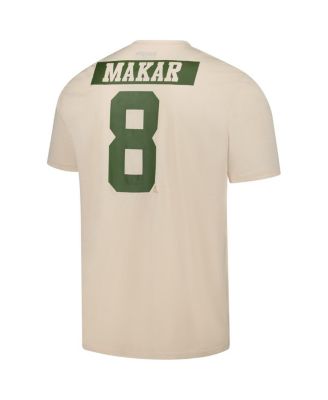 Men's Cale Makar Khaki Colorado Avalanche 2024 NHL Military Appreciation Richmond Delta Player Name Number T-Shirt