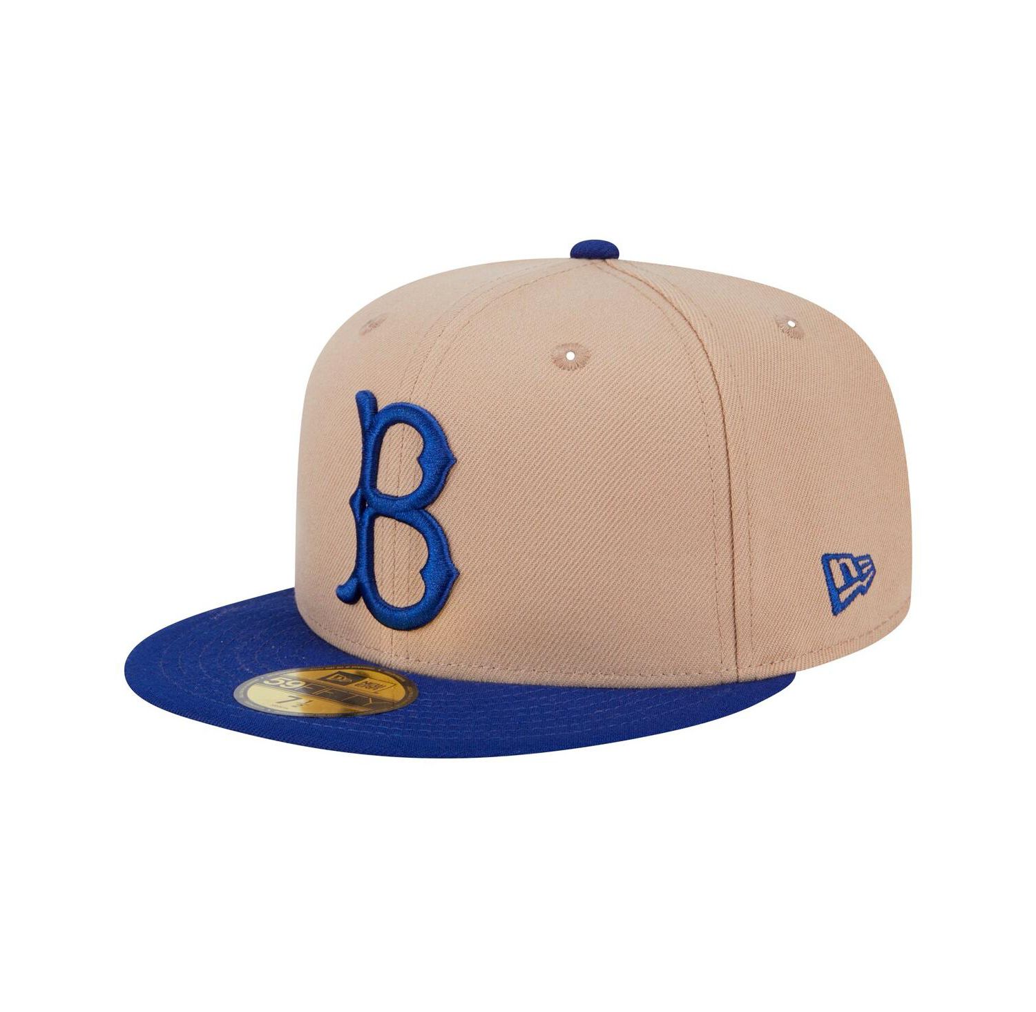 Men's Khaki Brooklyn Dodgers 59FIFTY Fitted Hat