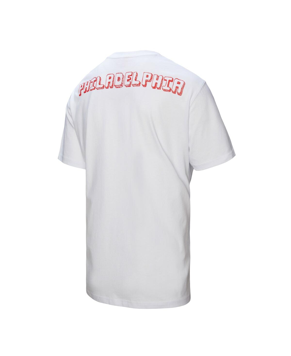 Mitchell & Ness Women's White Philadelphia Phillies Striker Premium Graphic T-shirt In White