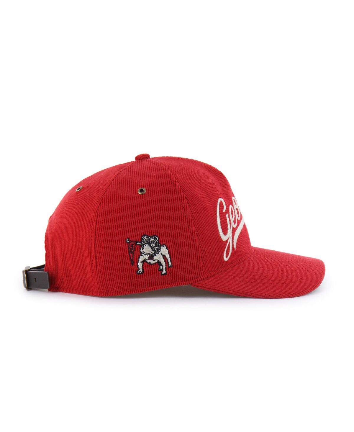 47 Brand Men's And Women's Red Georgia Bulldogs Collections Golden Age Corduroy Hitch Adjustable Hat In Red