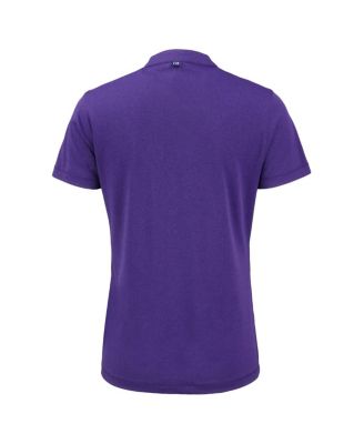 Women's Heather Purple LSU Tigers Vintage Logo Forge Heathered Stretch Blade Top