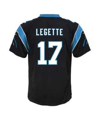 Big Boys and Girls Xavier Legette Black Carolina Panthers Team Game Jersey