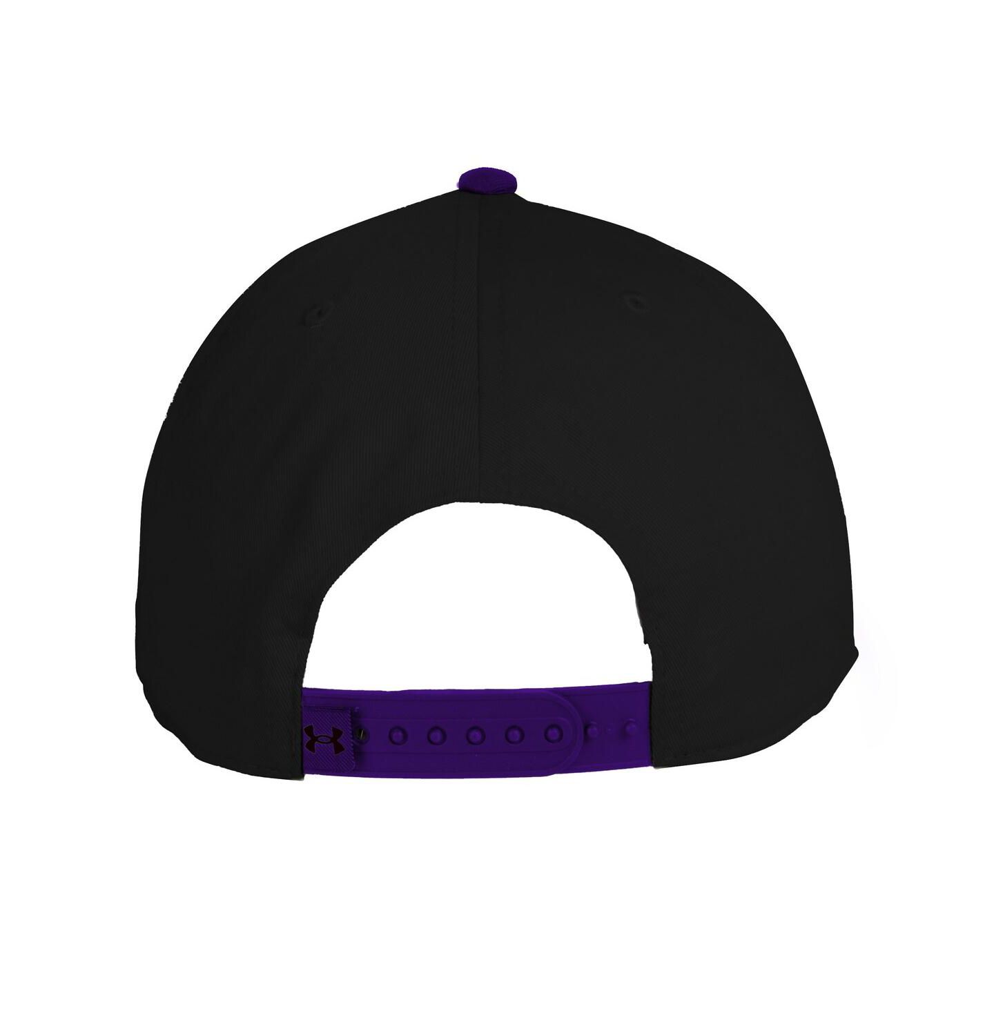 Мужская кепка Under Armour Black Northwestern Wildcats City Collection Iso-Chill Snapback Hat — фото 2