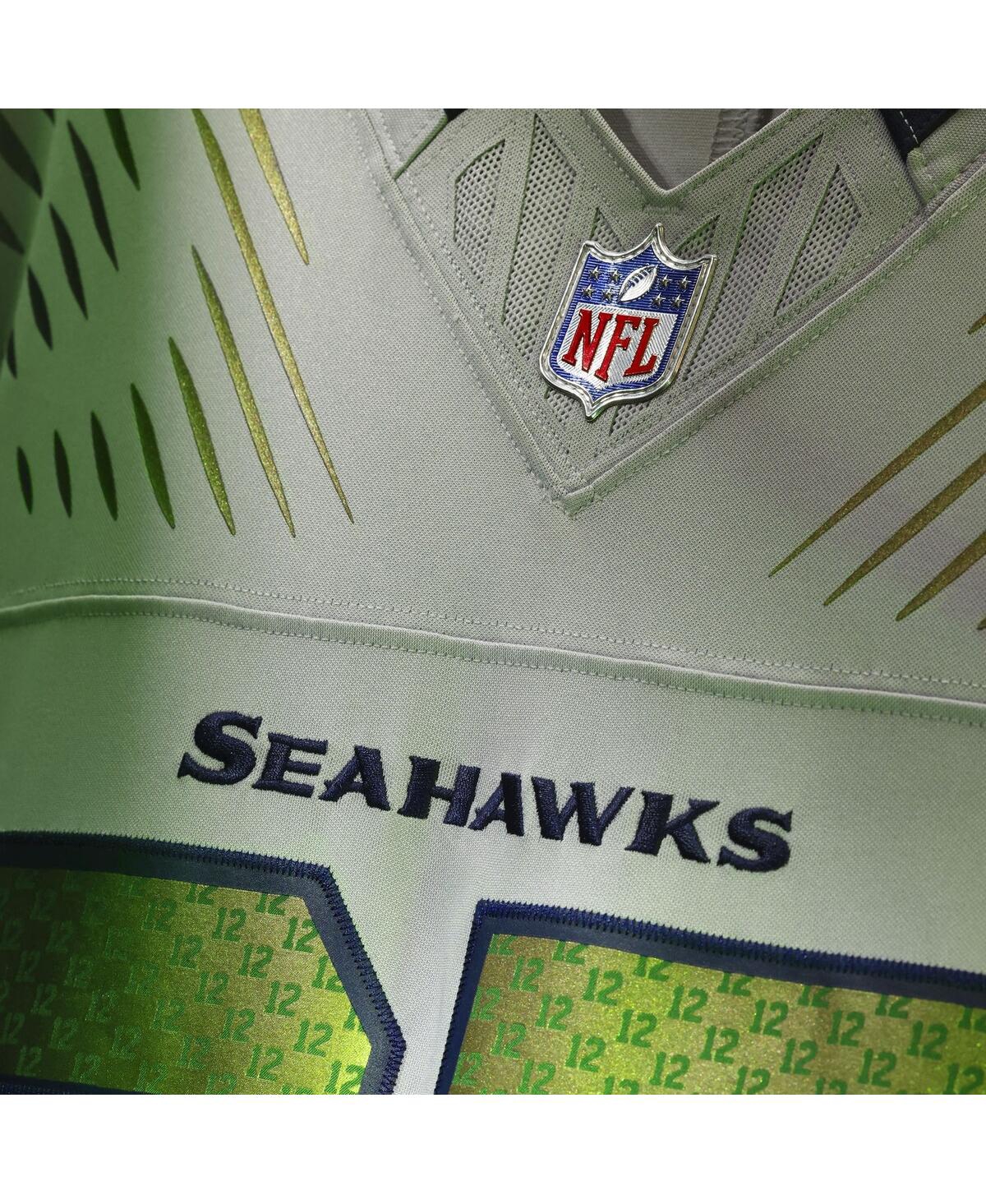 Nike Men's Steve Largent Wolf Gray Seattle Seahawks 2025 Rivalries Collection Retired Player Limited Jersey