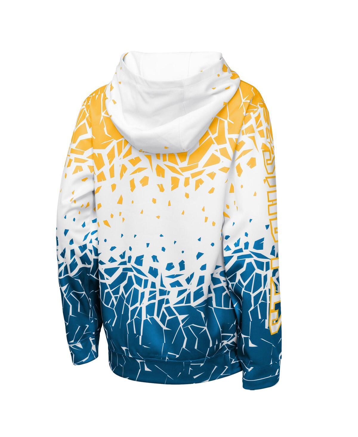 Outerstuff Big Boys And Girls Gold St. Louis Blues Frozen Frenzy Hoodie In Multi