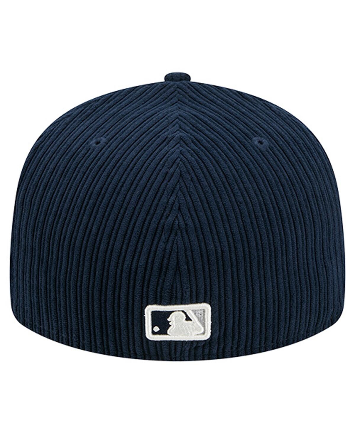 New Era Men's Navy York Yankees Chenille Pop 59FIFTY Fitted Hat