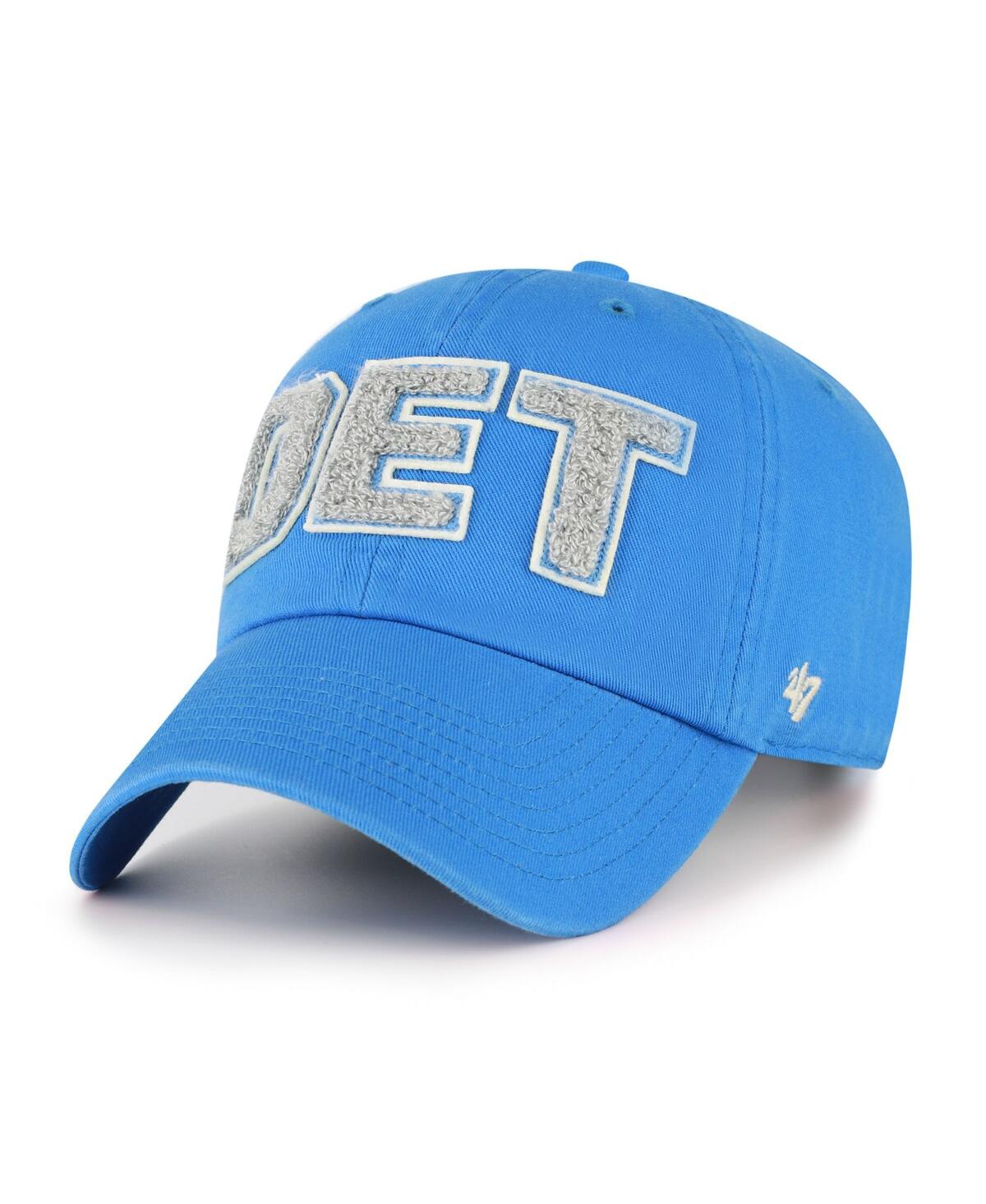 '47 Brand Women's Blue Detroit Lions Zoey Clean Up Adjustable Hat