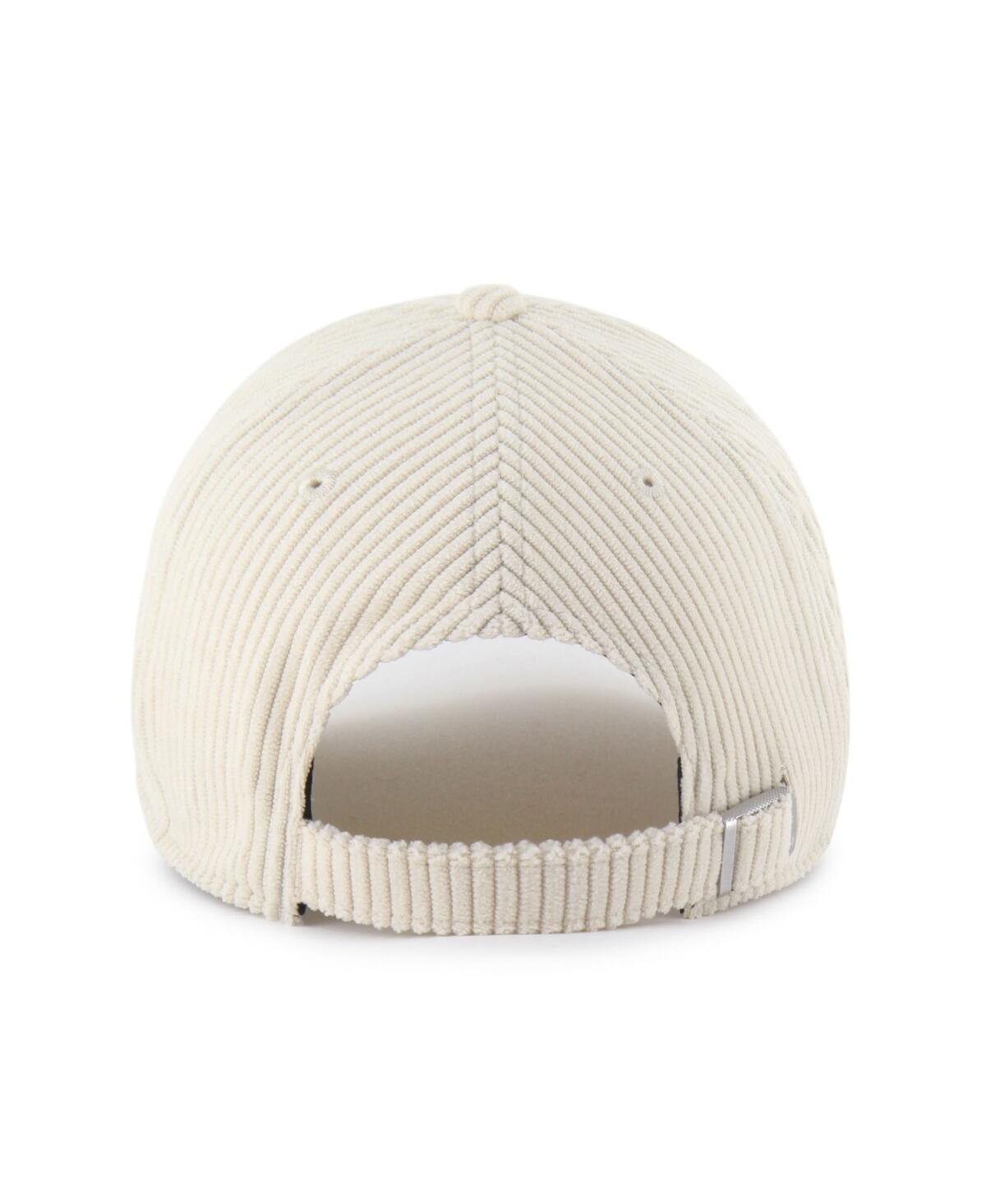 47 Brand Men's And Women's Cream Lsu Tigers Luminance Mellow Clean Up Adjustable Hat In Neutral