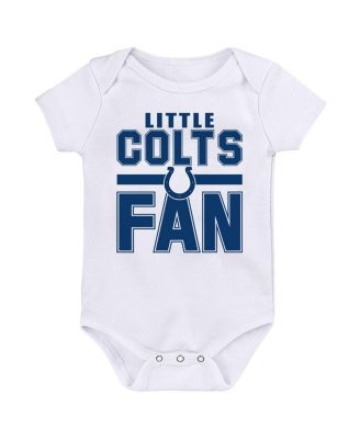 Newborn 3-Pack Indianapolis Colts Little Tike Bodysuit Set