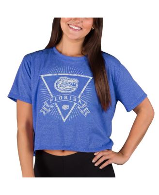 Concepts Sport - Women's Royal Florida Gators Quest Knit Crop Top