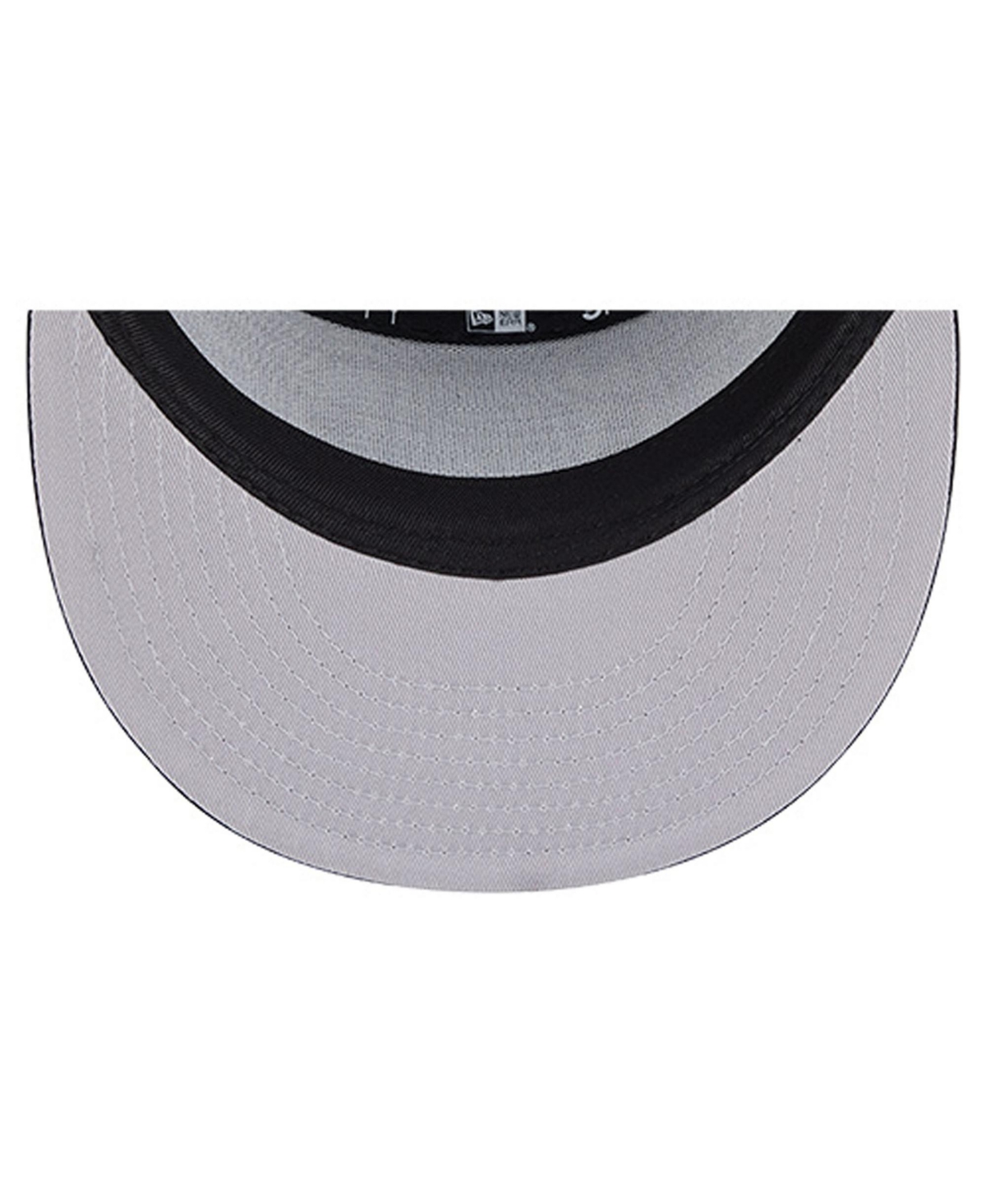 New Era Men's Black Cincinnati Bengals Ripstop Patch 9fifty Split Panel Snapback Hat In Black