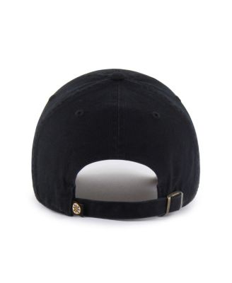 Men's Black Boston Bruins Alternate Logo Clean Up Adjustable Hat