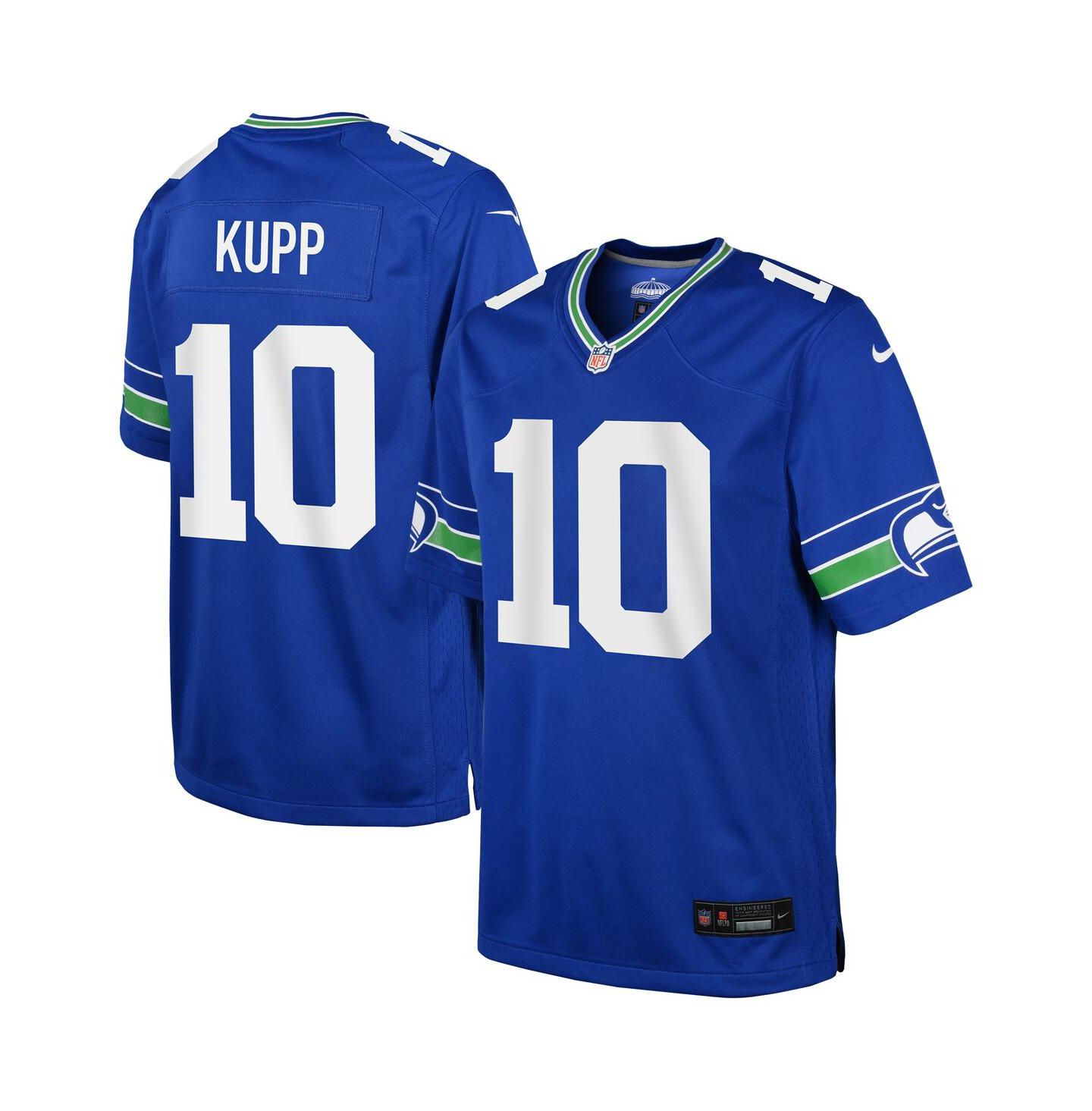 Детская игровая джерси Nike Cooper Kupp Seattle Seahawks, Royal — фото 1