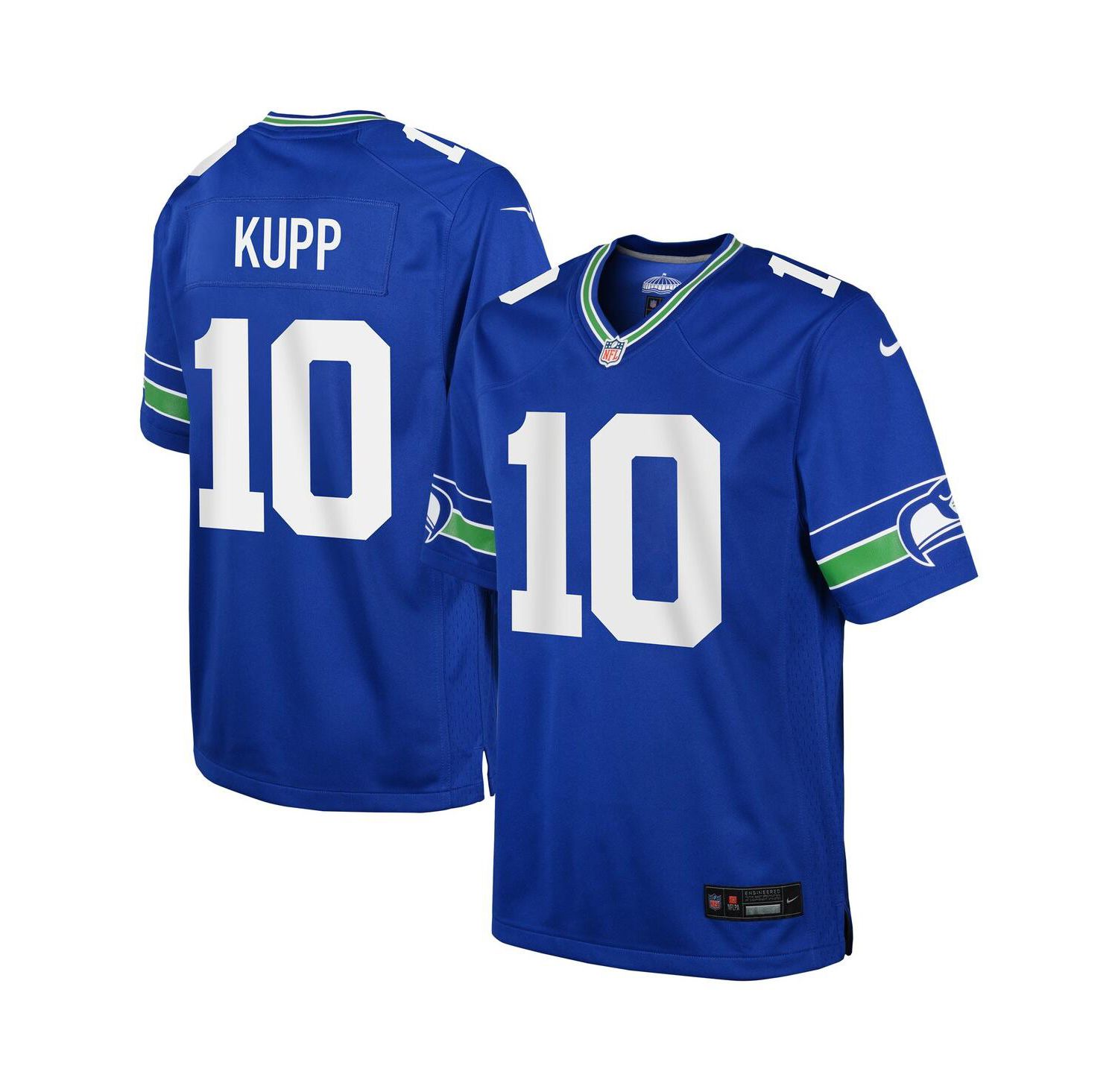 Big Boys and Girls Cooper Kupp Royal Seattle Seahawks Game Jersey