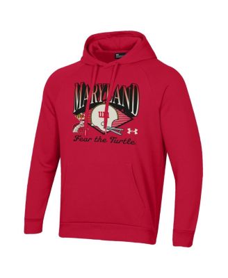 Men's Red Maryland Terrapins Vintage Collection Rival Hoodie