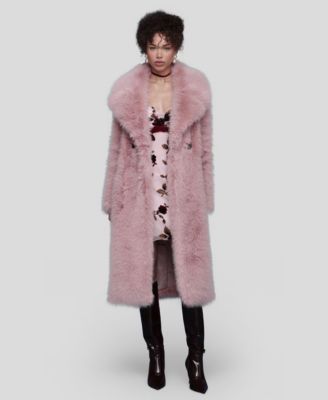 Women's Oversized Long-Sleeve Trench Jacket