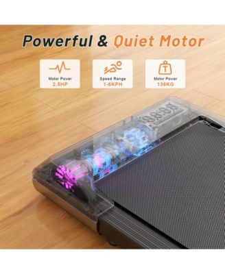 Superun 2025 Mini Under-Desk Treadmill - Raceable Smart Under Desk Treadmill Quick Setup