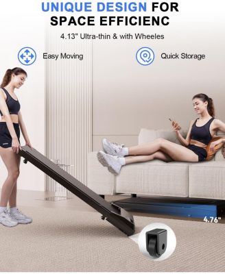 Superun Walking Pad Mini 80cm belt Under Desk Treadmill ,2 in 1 Portable Treadmill for Home/Office/Exercise