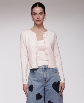 Women's Long-Sleeve Cardigan Sweater