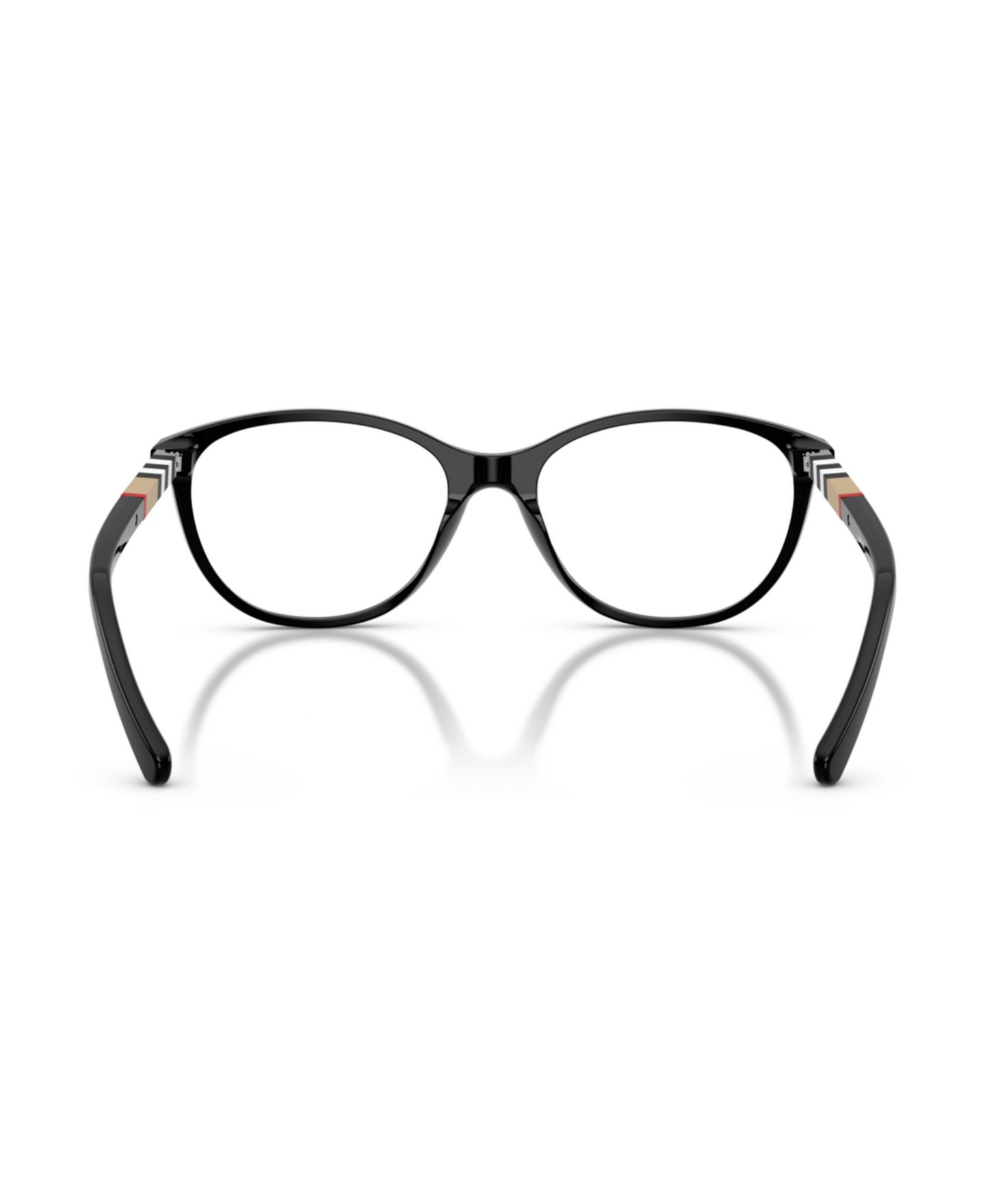 Женские очки Burberry Woman Square Plastic BE2205 Eyeglasses, цвет: Чёрный — фото 4