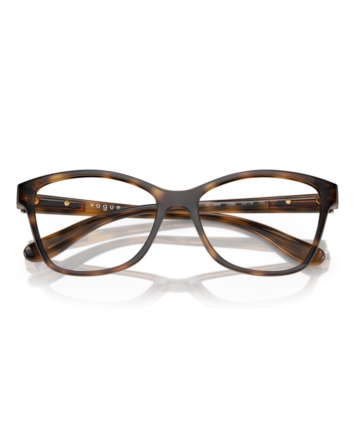 Vogue Eyewear Women's Cat Eye Eyeglasses, Vo2998 In Brown
