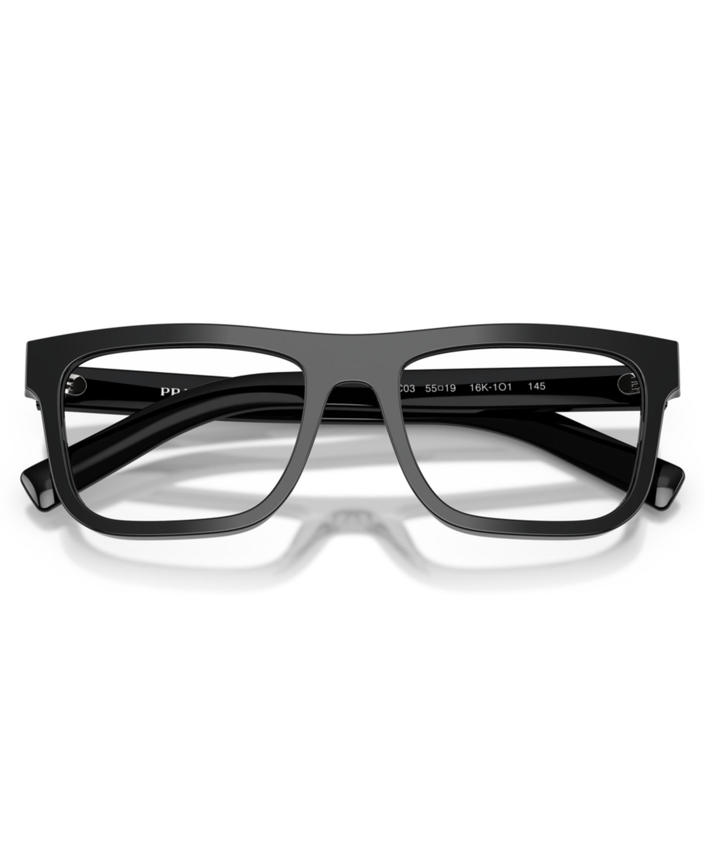 Мужские очки PRADA Man Pillow Plastic PR C03V Eyeglasses, цвет: Чёрный — фото 5