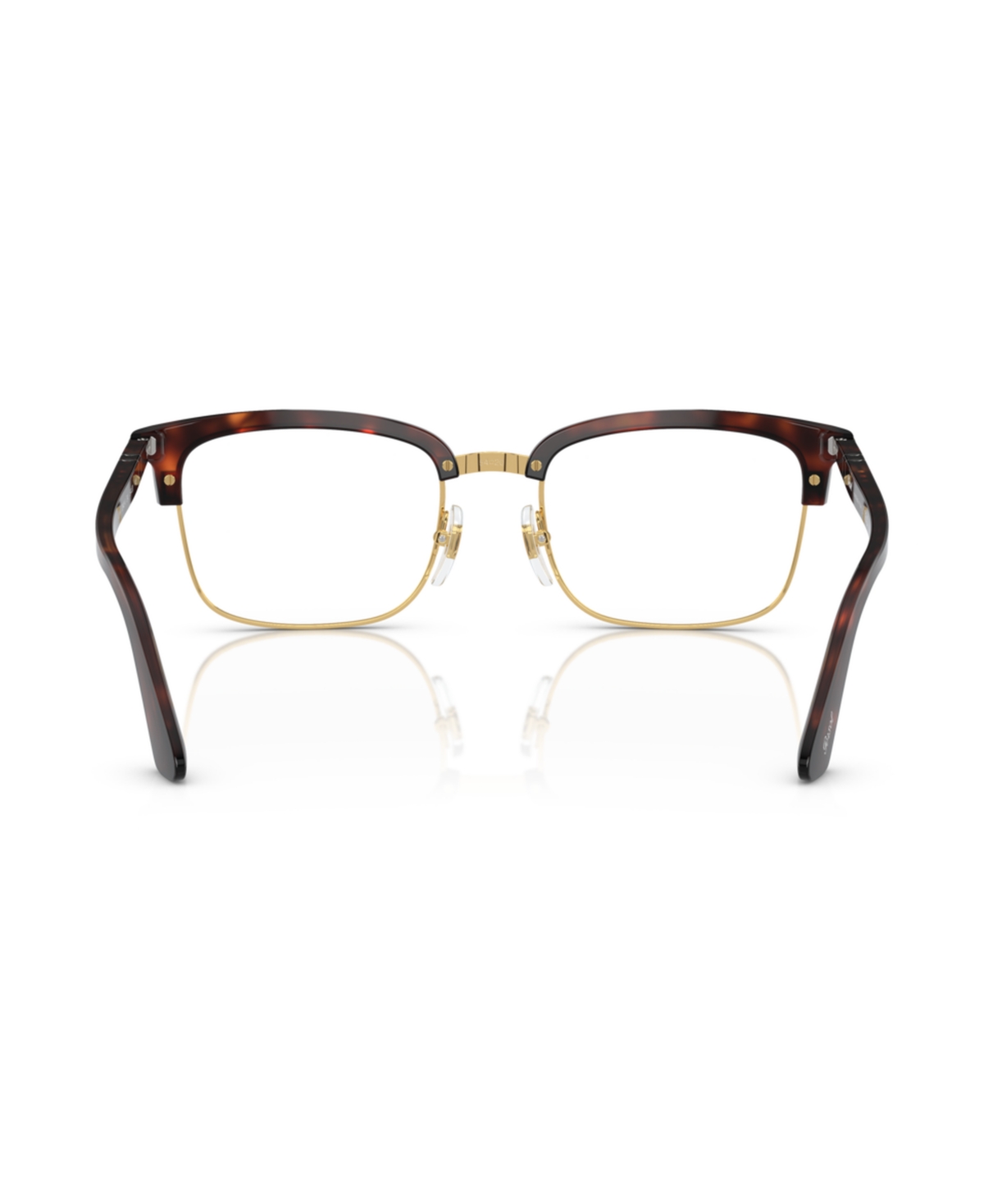 Persol Unisex Square Lina Eyeglasses, Po3340v In Brown