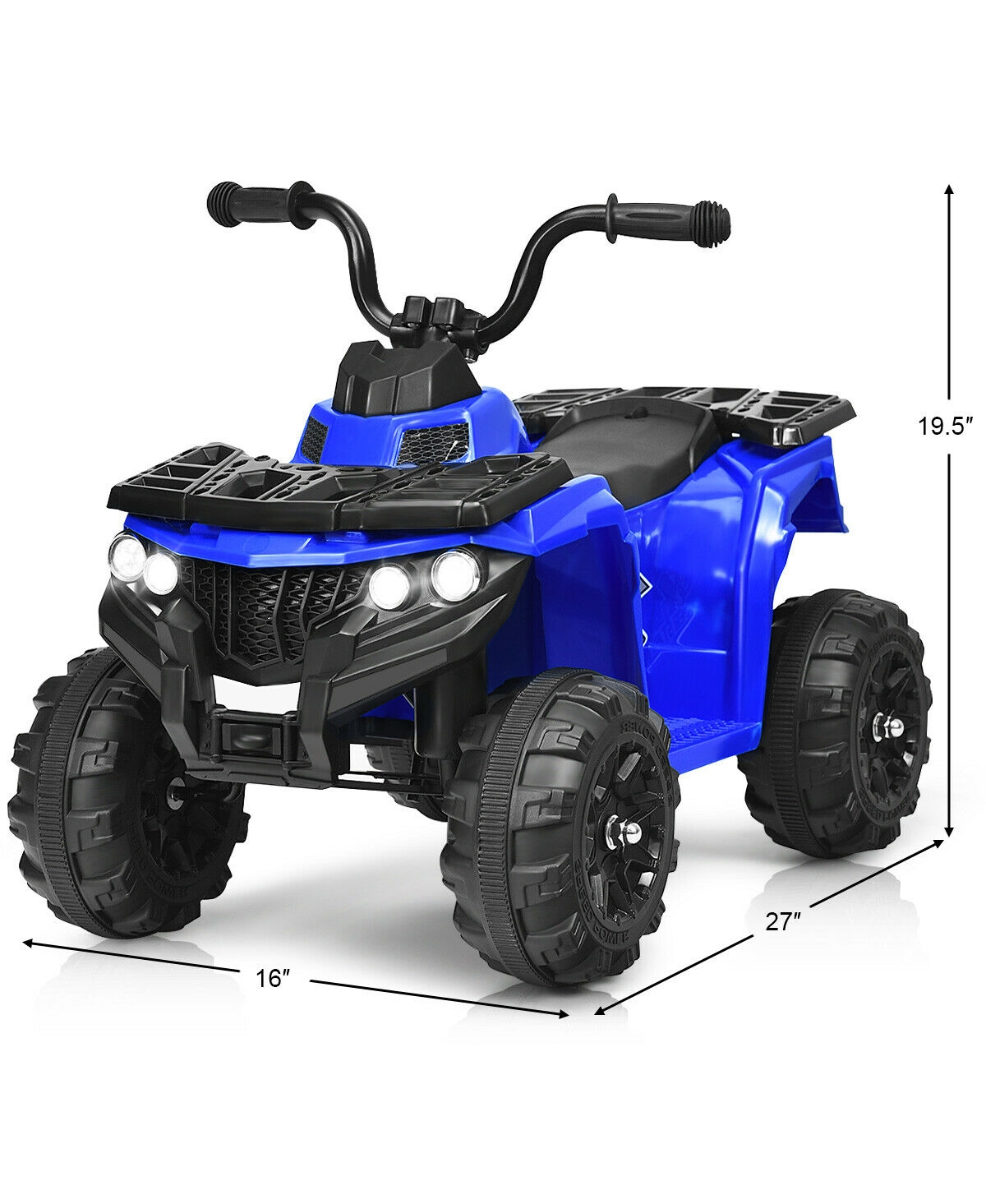 Sugift 6V Battery Powered Kids Electric Ride on Atv